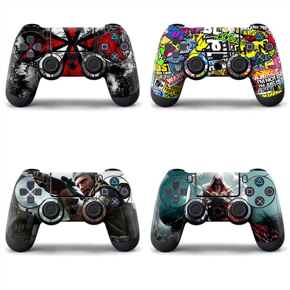 PS4手柄贴贴膜ps4 slim手柄痛贴PS4 PRO创意贴保护套保护贴彩贴