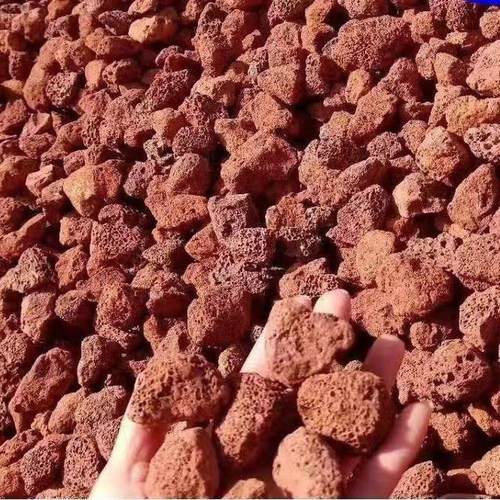 厂家供应火山石园林造景污水处理多肉铺面土污水处理过滤火山颗粒