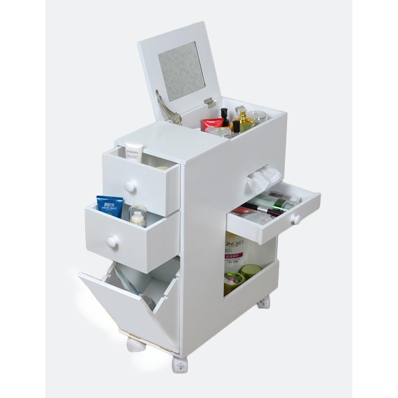 化妆台供应简约日式梳妆台小户型多层梳妆收纳柜迷你卧室厂家网红