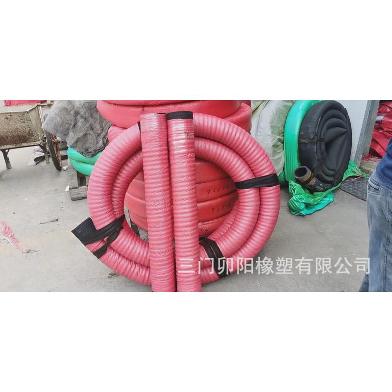 高耐磨大口径钢丝骨架吸管管打灰管干粉沙砂浆沙