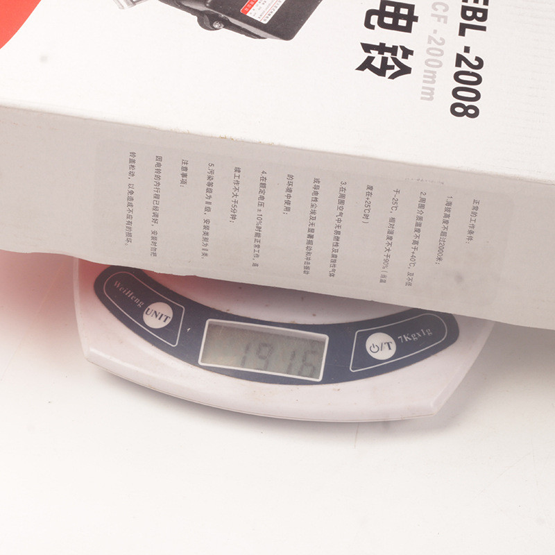 乐清市大众铸铁电铃ebl-1508外6寸电铃击式ebl-20088寸12寸3008