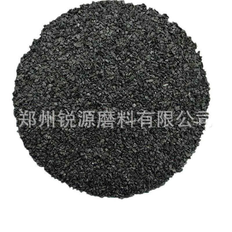 供应黑刚玉磨料抛光地坪用黑刚玉喷砂用黑金刚砂