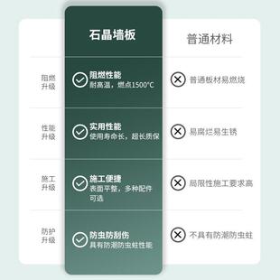 spc石晶板酒店卫生间墙板防水阻燃瓷砖护墙板房屋翻新spc晶石板