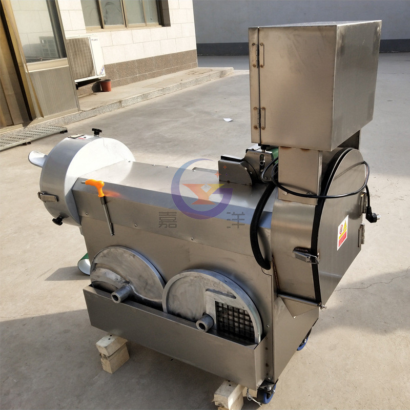 厂家直销多功能双头切菜机不锈钢切片切丁切丝切段一体机食堂专用