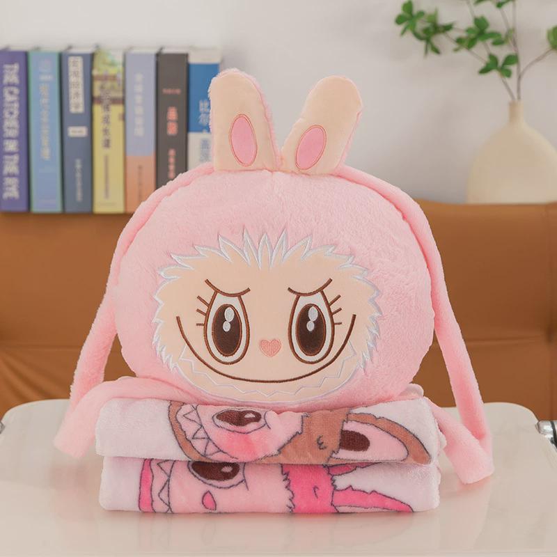 卡通抱枕被子两用车载靠垫抱枕毯子二合一空调被儿童被子午睡枕