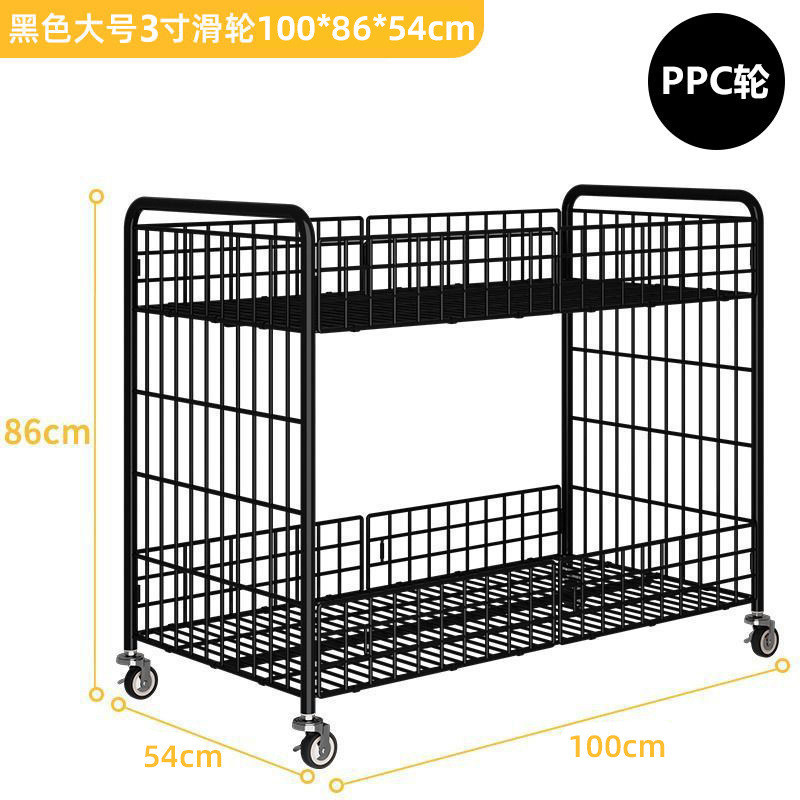 商用摆摊小推车可移动收纳货架物品推车置物架可折叠地摊贩卖小车