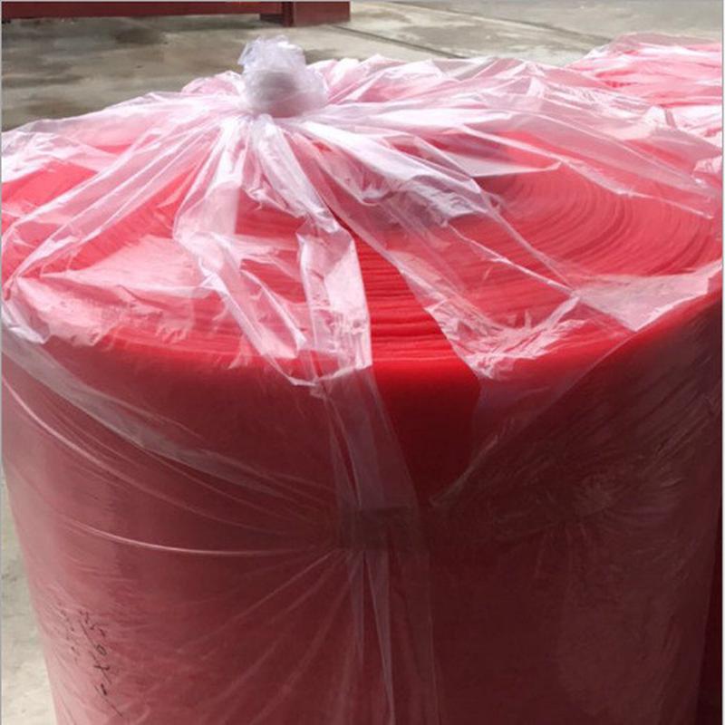 红色珍珠棉卷防静电珍珠棉卷EPE防震泡棉卷有现货出货快