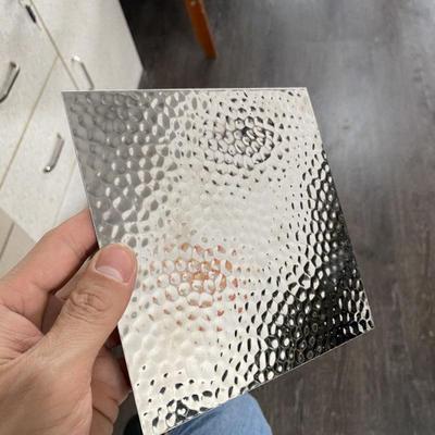 不锈钢手工锤纹板蜂窝板不锈钢蜂巢冲压压花板材304不规则纹路