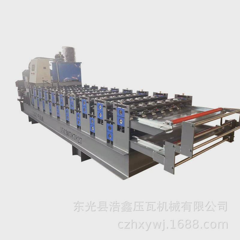 不锈钢全自动800900设备彩钢压瓦机琉璃瓦双层