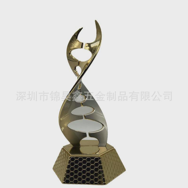 创意金属奖杯定制纪念体育比赛纪念品摆件年会颁奖员工歌唱奖杯