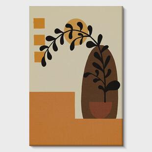 盈浩北欧莫兰迪风格 饰画客厅挂画 艺术手工半手绘无框绷画卧室装