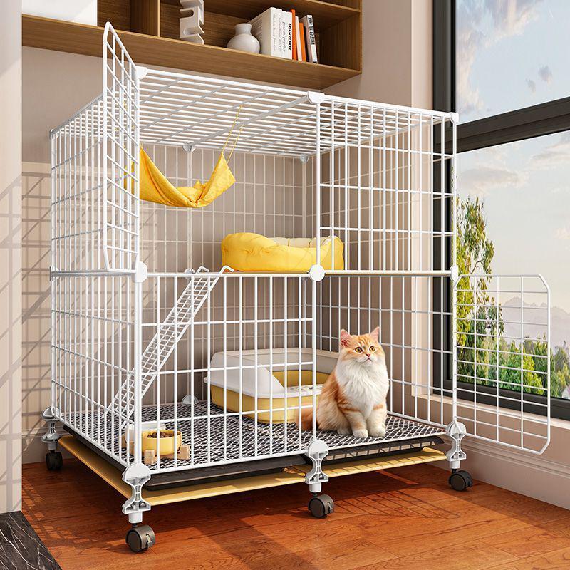 猫笼子加粗加固室内家用二层超大自由空间厕所一体不占地幼猫窝屋