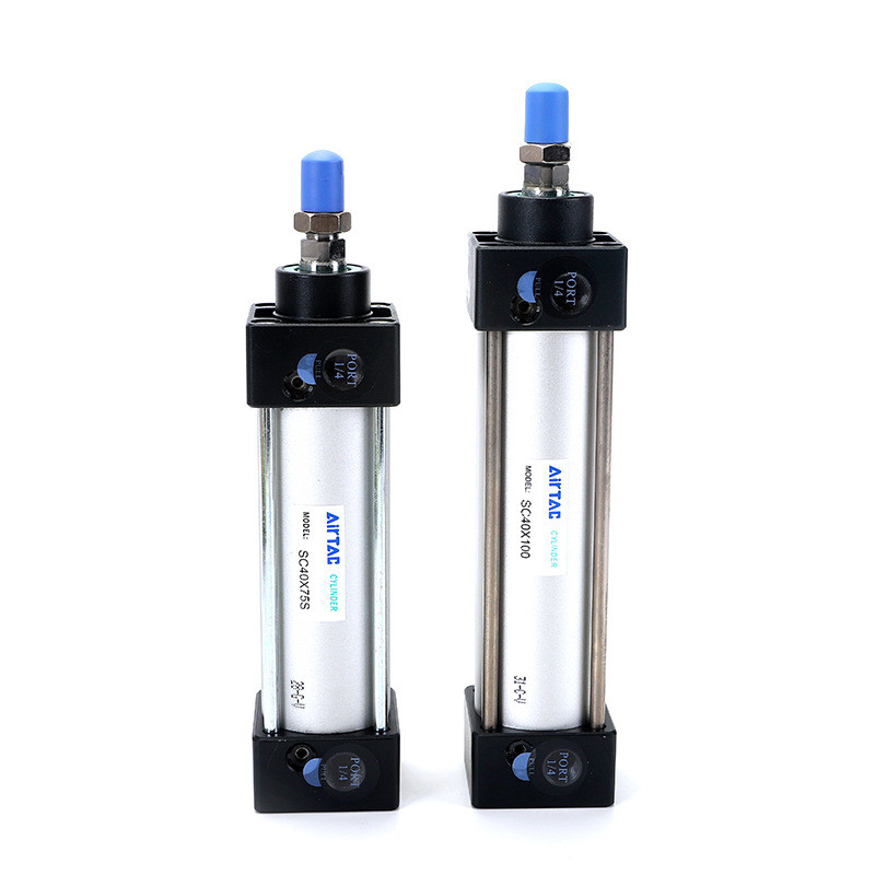 热销气缸亚德客标准原装sc32/40/50x25x50x75x100x150x200x250x30