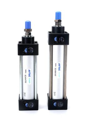 热销气缸亚德客标准原装sc32/40/50x25x50x75x100x150x200x250x30