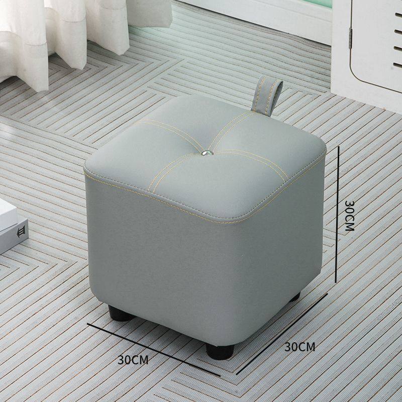 脚踏凳皮轻奢实木家用客厅沙发凳换鞋凳猫爪卧室凳子成人儿童矮凳,住宅家具,矮凳,淘宝优惠券,粉丝福利购,淘宝优惠卷