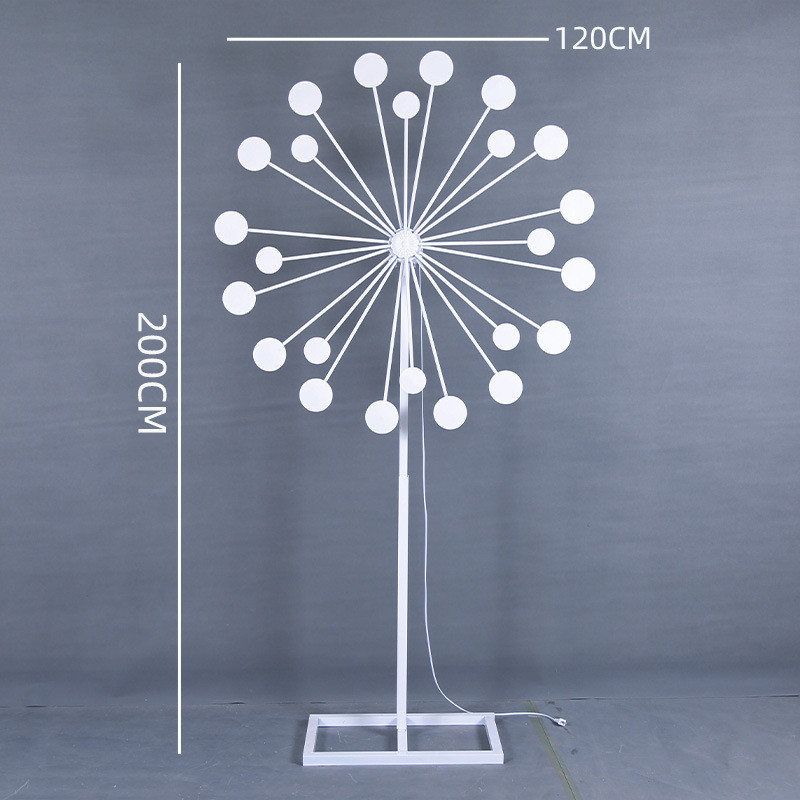新款婚庆路引铁艺电动时尚简约摩天轮旋转路引婚礼布置风车道具