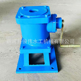 手摇启闭机摇螺杆式启闭机手动启闭机铸铁闸门螺杆式侧手动启闭机