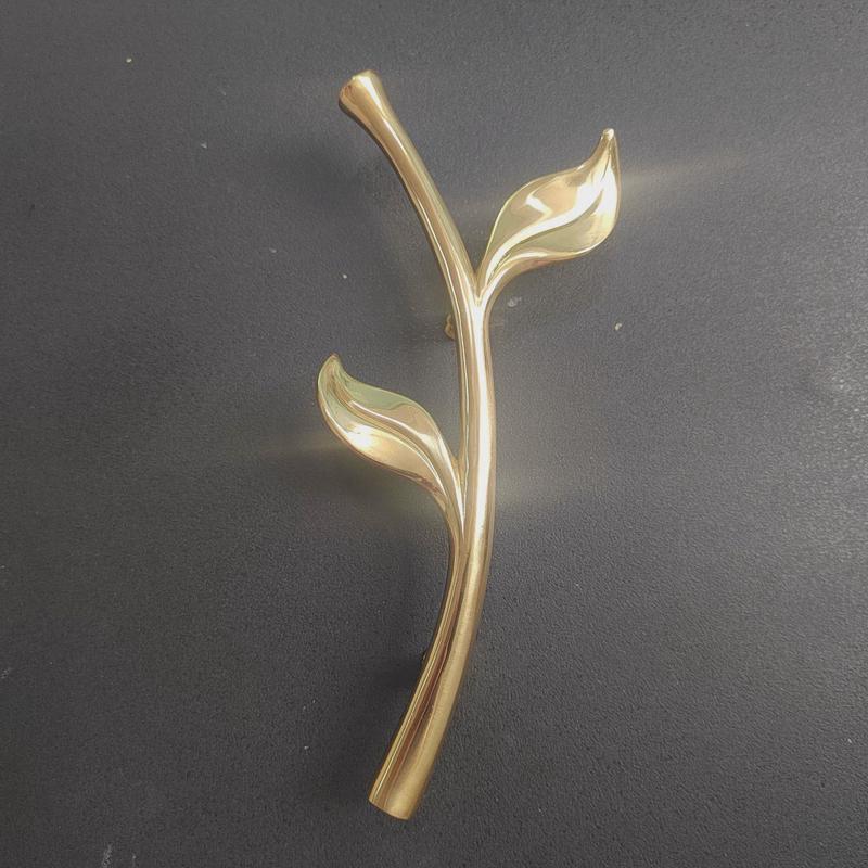 橱柜双孔抽屉柜门黄铜衣柜鞋柜酒柜床头柜拉手把手