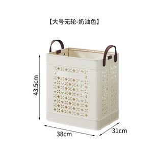 脏衣篓可折叠家用卫生间浴室高颜值大容量洗衣篮子脏衣篮推车收纳