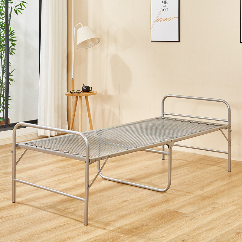可折叠钢丝床陪护单人折叠床弹簧床加固午休床经济床