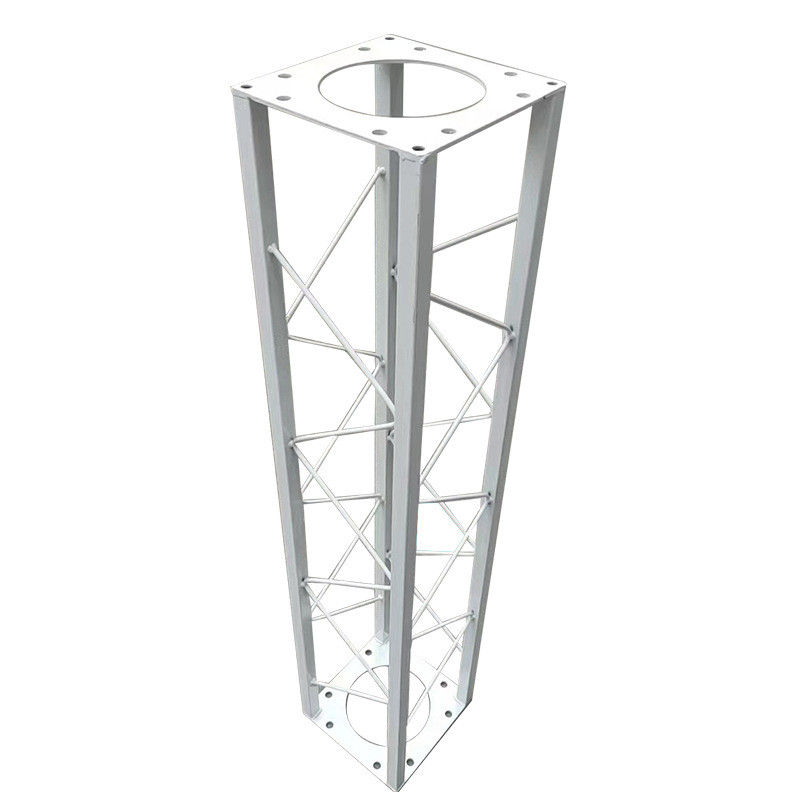 背景架热镀锌方管桁架白漆展架厂家批发背景桁架户外固定圆盘行架