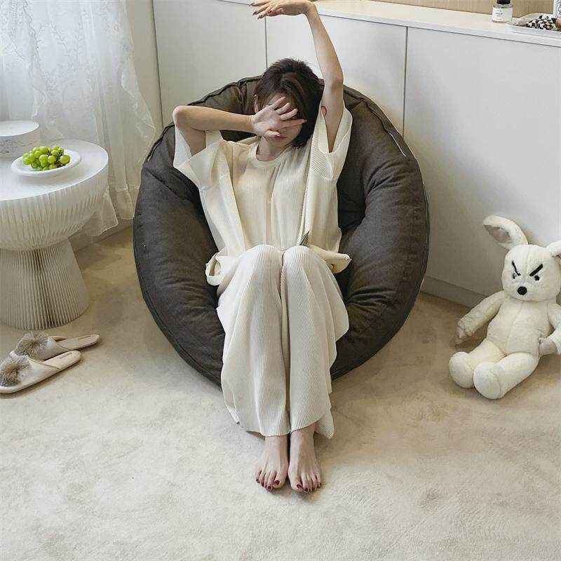 榻榻米坐垫靠背蒲团地上坐墩厚一体懒人沙发地毯坐垫卧室地垫椅