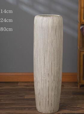 陶瓷落地大花瓶摆件客厅插花干花装饰新中式电视柜玄关家居饰品