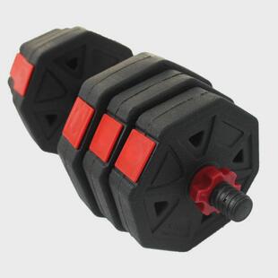 哑铃20公斤水泥哑铃可调节重量哑铃男士女士家用健身器材哑铃30kg