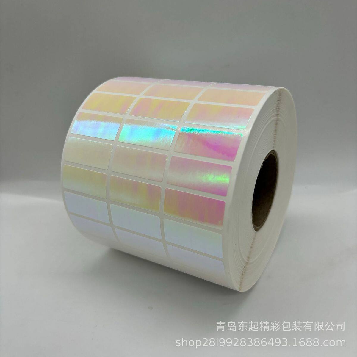 现货空白彩虹防水防文具彩色幼儿园入学撕不干胶卷筒名字姓名贴