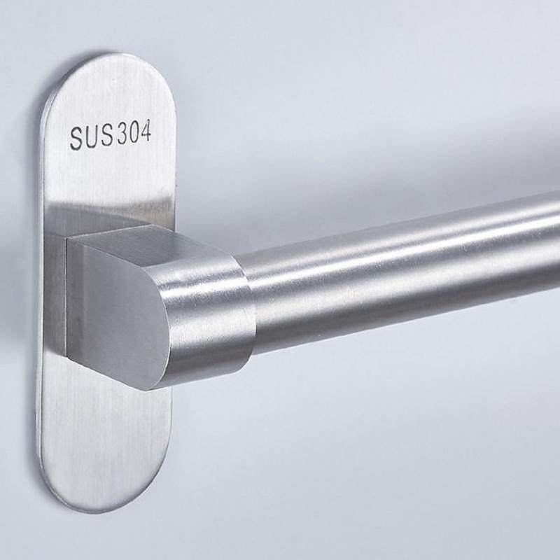 厨房壁挂加厚304不锈钢毛巾挂钩架挂杆单杆挂架锅铲置物架免打孔,厨房/烹饪用具,厨房墙壁置物架/厨房墙壁挂架,淘宝优惠券,粉丝福利购,淘宝优惠卷