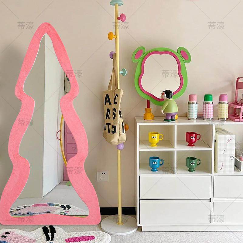 全身落地镜多巴胺卧室家用衣帽架靠墙试衣镜圣诞树绒毛穿高清衣镜,机械设备,其他机械设备,淘宝优惠券,粉丝福利购,淘宝优惠卷