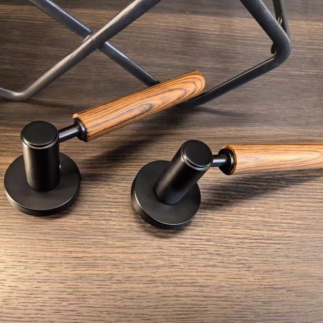 室内静音门锁黑胡桃木门把手家用房门锁磁吸分体锁新中式木纹门锁,办公设备/耗材/相关服务,3D打印机配件,淘宝优惠券,粉丝福利购,淘宝优惠卷