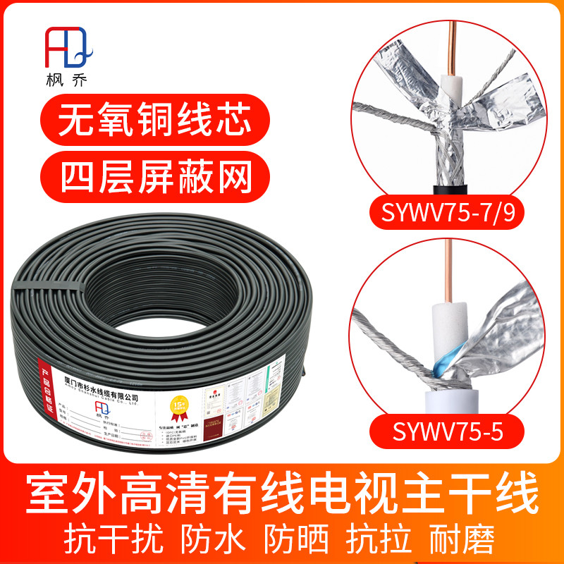 有线电视同轴电缆SYWV75-视频线