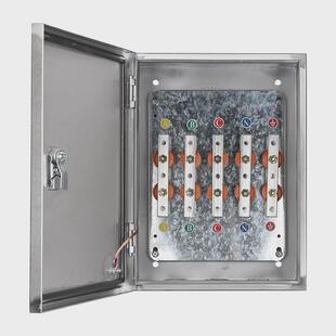 户外不锈钢电缆分支箱T接箱铜排分支箱低压配电箱绝缘汇流转接箱
