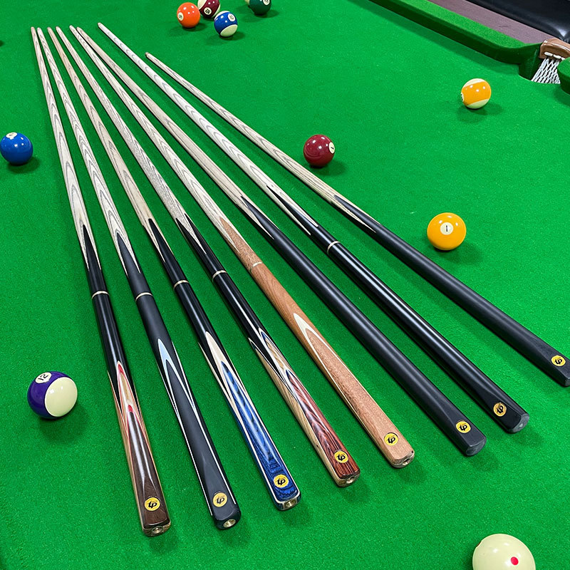 黑八英式通八中杆10mm小头台球杆 单节斯诺克球杆公杆台球配件cue