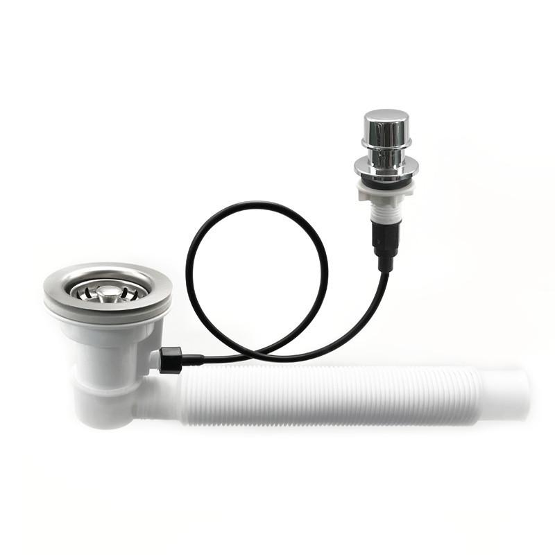 a5l口出浴缸洗浴池排水管陶瓷拖把布池下水器台控按钮排污拖把池