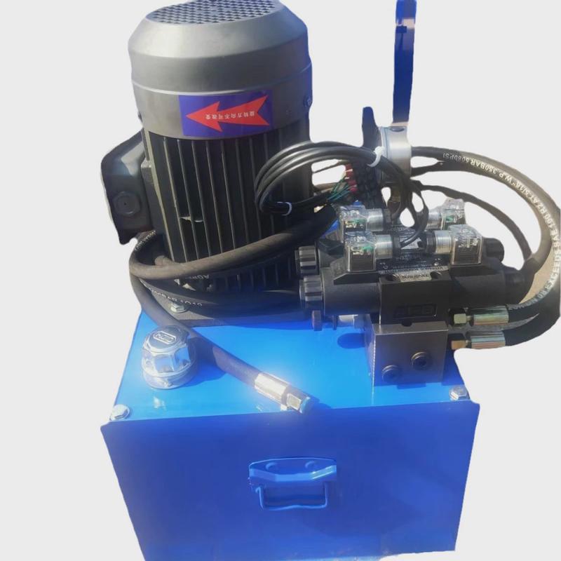 厂家3kw组角机液压站液压机组件伺服控制动力系统大小型泵站总成