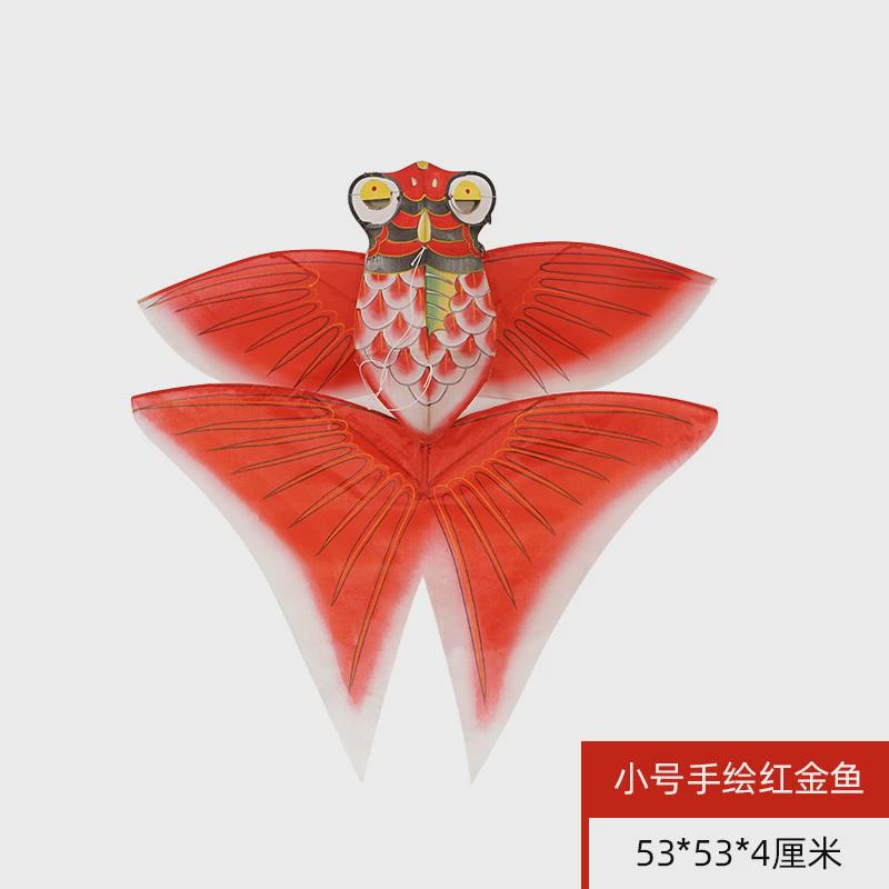 潍坊金鱼风筝大型儿童新款微风易飞成人传统纸鸢摄影中国风初学者