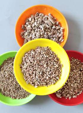 供应养花蛭石3-6mm膨胀蛭石粉种菜植料宠物垫料金黄色蛭石