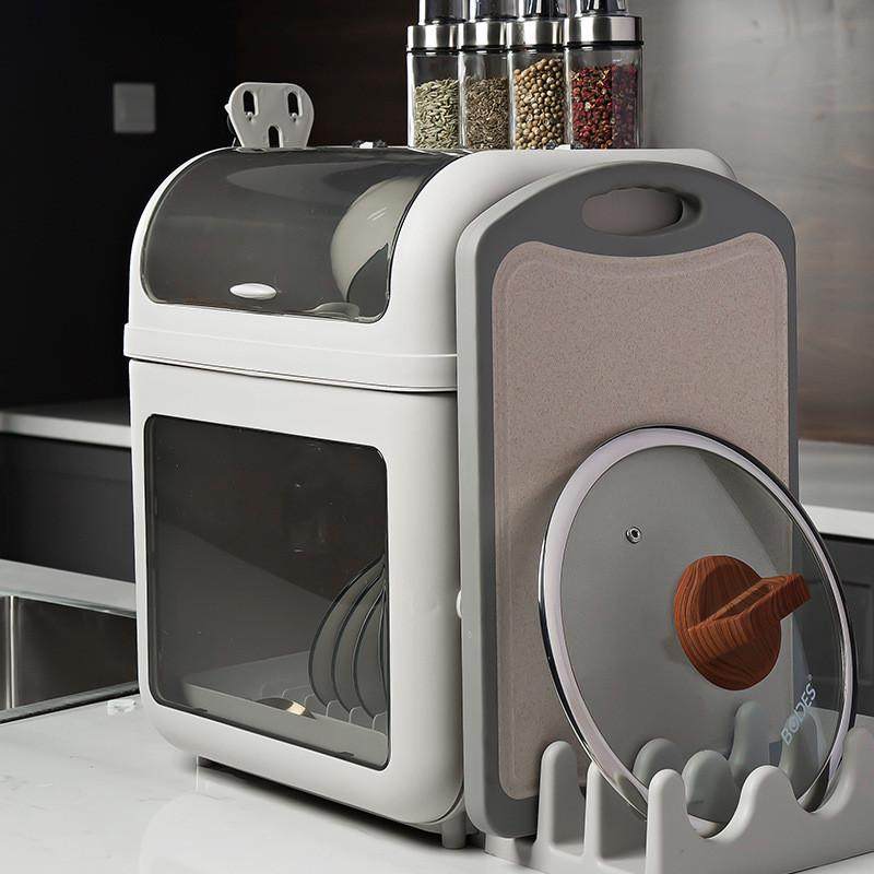 厨房碗架碗筷收纳盒放碗碟沥水装碗箱带盖餐盘置物架塑料家用碗柜,厨房/烹饪用具,碗架,淘宝优惠券,粉丝福利购,淘宝优惠卷