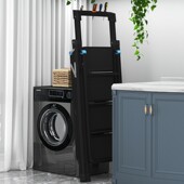 热销神器折叠梯子晾衣架多功能一体化踏板人字梯四五步多色移动晾