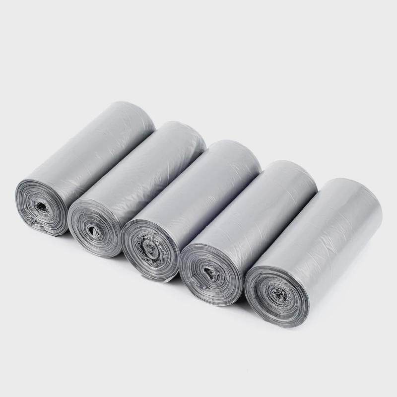gz6m9卷钛家用银色加厚垃圾袋办公厨房袋塑料袋中号45*50cm2