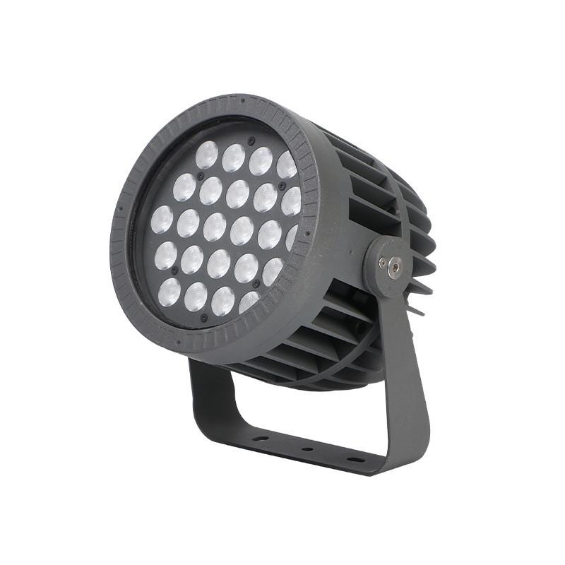 防水景观灯户外圆形灯具led投光灯充电插地灯投光灯rgb投光灯外壳