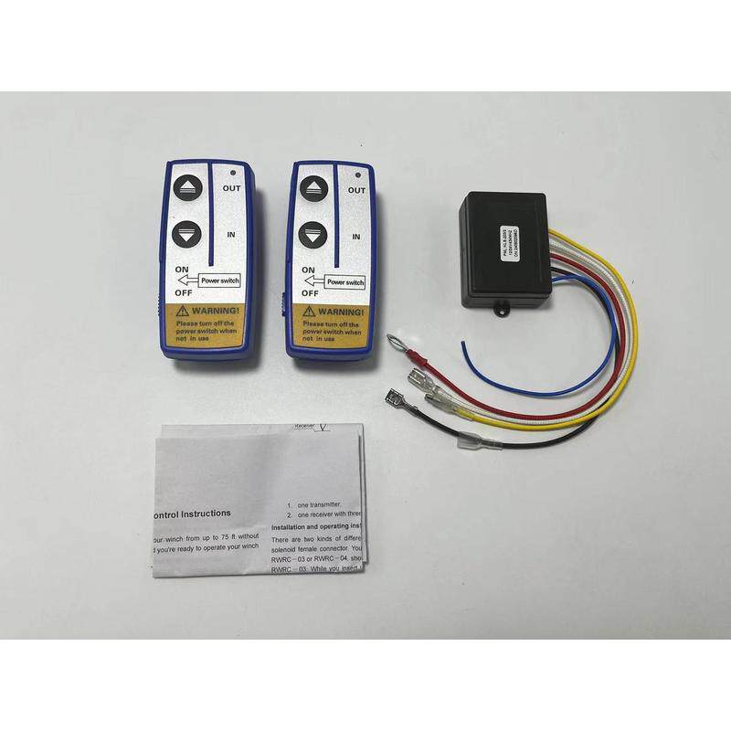 源头工厂12v250a500a越野汽车脱困电动绞盘无线遥控器控制器套装