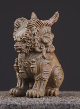 天然阿根廷绿檀马手把件生肖唐马木质工艺礼品家居饰品礼品摆件