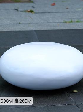 黑白围棋子大摆件仿真石头户外雕塑棋社公售楼部坐凳园林景观装饰