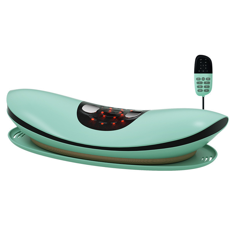 热销腰部按摩器曲面腰椎舒缓仪智能牵引器腰疼脉冲颈背腰痛按摩仪