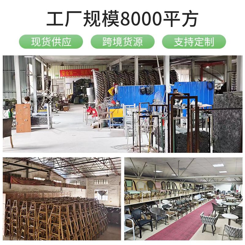 民宿商业街餐桌椅子别墅露天阳台花园餐桌椅组合户外休闲铸铝桌椅