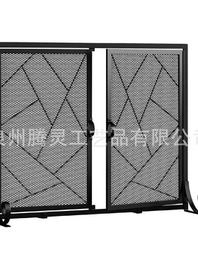 厂家火欧式铁艺壁炉工具壁炉屏风防火罩壁直供围家居火炉围