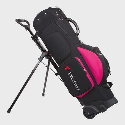 ttygj高尔夫球包球袋便携式支架拉杆滑轮双肩背拖轮男女标准包